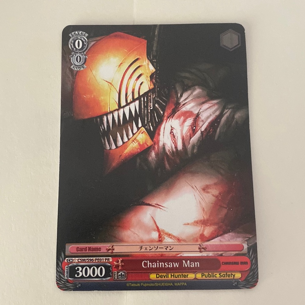 Weiss Schwarz Chainsaw Man Anime Expo 2022 Promo Card